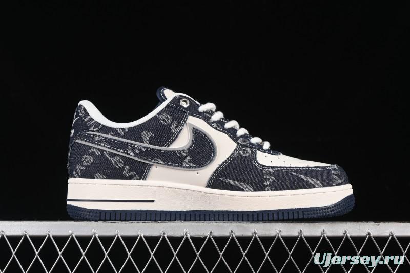 Nike Air Force 1 '07 Low Levi's Collaboration - Dark Denim Low-Top Casual Sneakers SJ6698-002