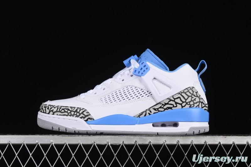 Nike Jordan Spizike Low AJ Hybrid Design Sneakers with Cracked Leather and Multi-Element Fusion - FQ1759-141