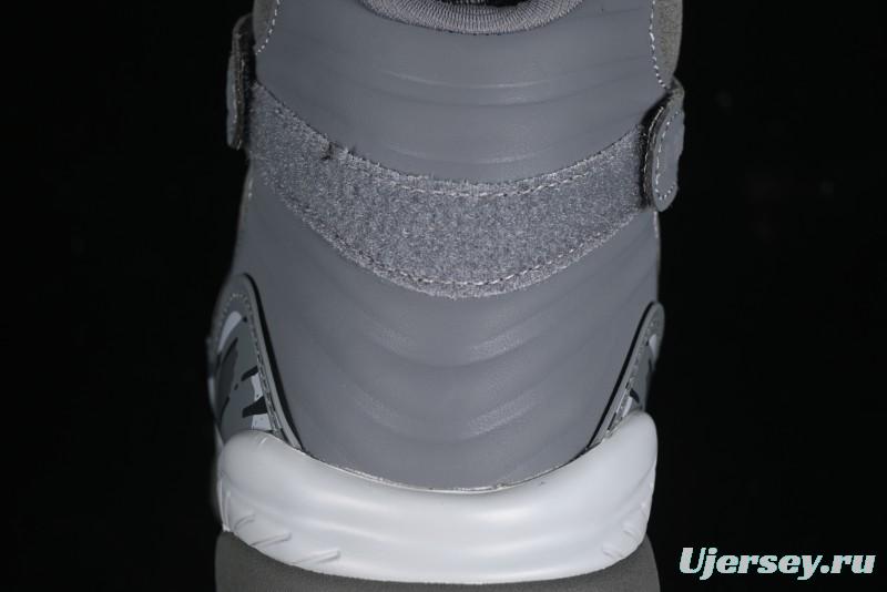 Nike Air Jordan 8 Retro "Cool Grey" Basketball Shoes - 305381-014