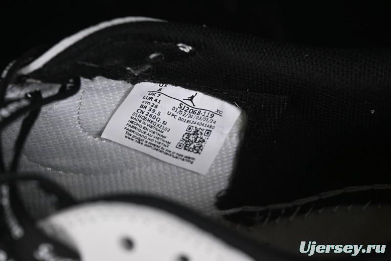 Nike Travis Scott x Fragment Design x Air Jordan 1 Low OG SP AJ1 Supreme Collaboration - Mist Blue Low-top Casual Sneakers - SJ2068-119