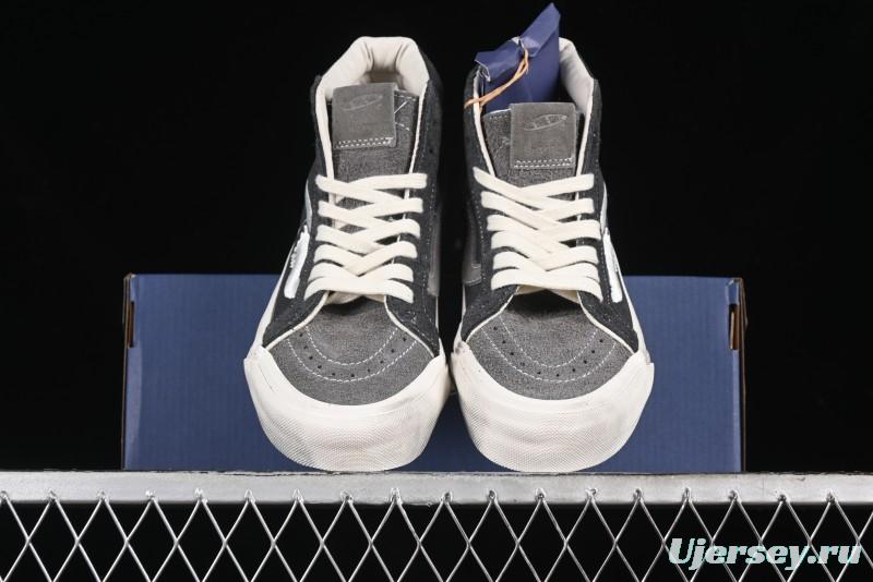 Vans Notre Premium Sk8-Hi High-Top Skate Shoes with Striped Design and Washed Effect - VN000CR0RVN