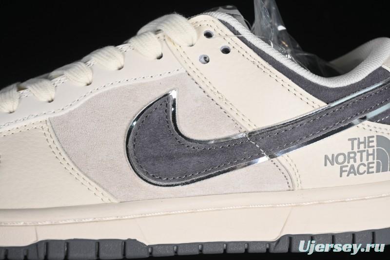 Nike SB Dunk Low The North Face Collaboration - Anniversary High-End Customized Low-Top Casual Skate Shoes - DQ1098-513