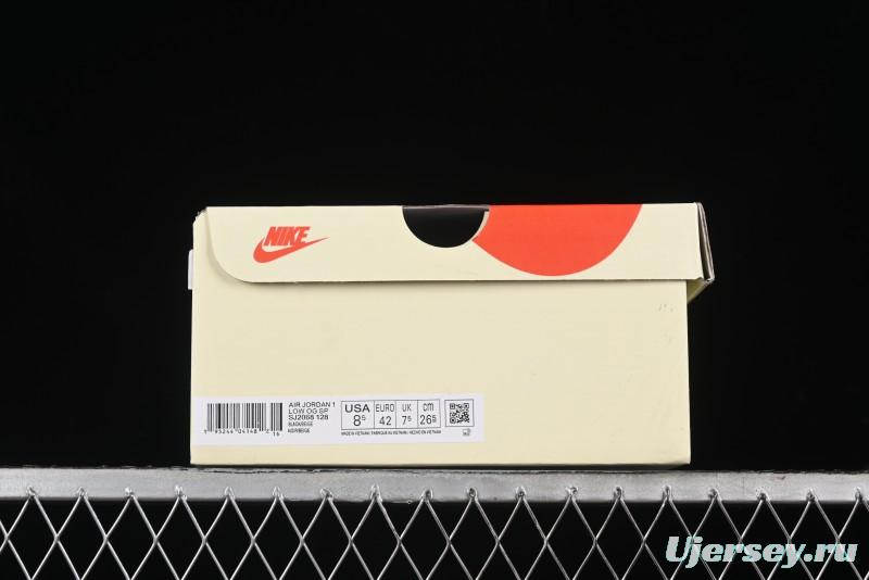 Nike Travis Scott x Fragment Design x Air Jordan 1 Low OG SP Sneakers - SJ2068-128