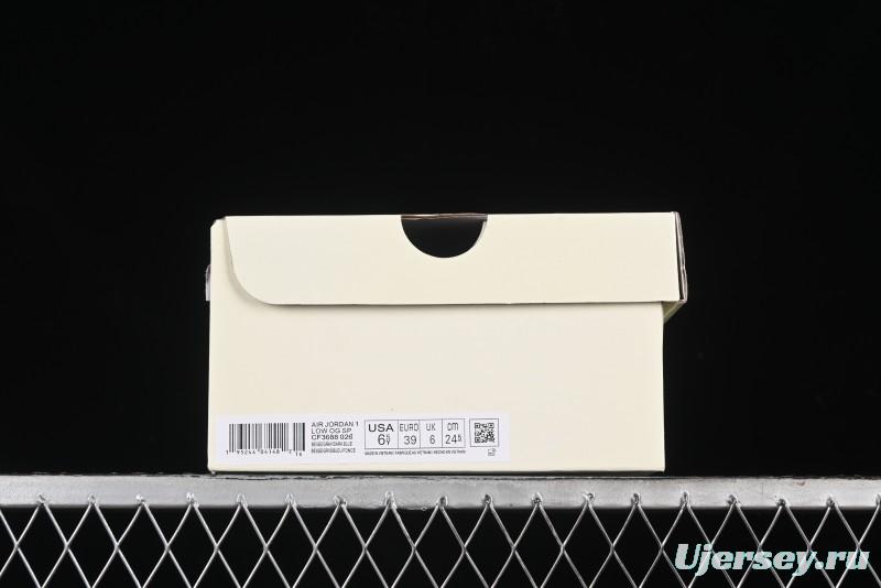 Nike Travis Scott x Fragment Design x Air Jordan 1 Low OG SP AJ1 - CF3688-026