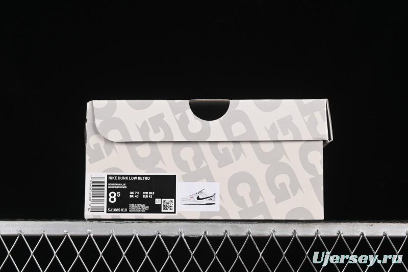 Nike SB Dunk Low The North Face Collaboration - Grey Pig Eight Blue Hook Anniversary High-End Custom Low-Top Casual Skate Shoes - SJ1089-010