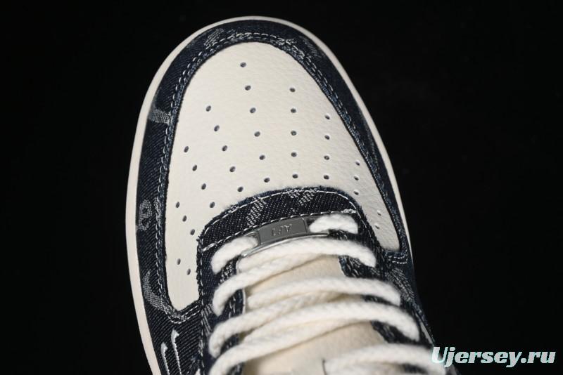 Nike Air Force 1 '07 Low Levi's Collaboration - Dark Denim Low-Top Casual Sneakers SJ6698-002