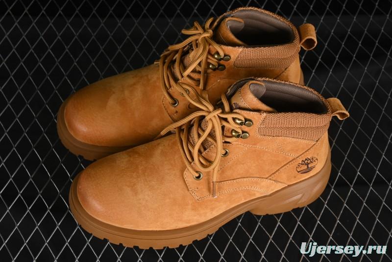 Timberland Outdoor Mid-Top Casual Yellow Boots - TB10088YELLOW