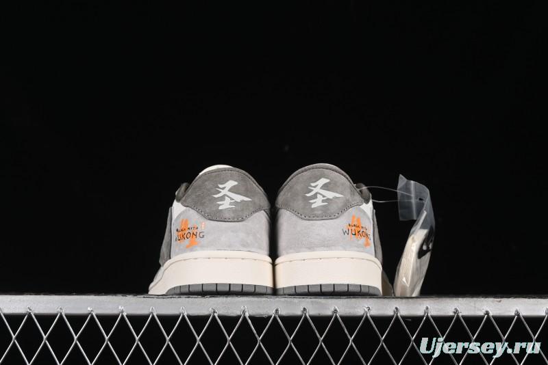 Nike Travis Scott x Fragment Design x Air Jordan 1 Low OG SP AJ1 Low-top Casual Sneakers - DM6688-610