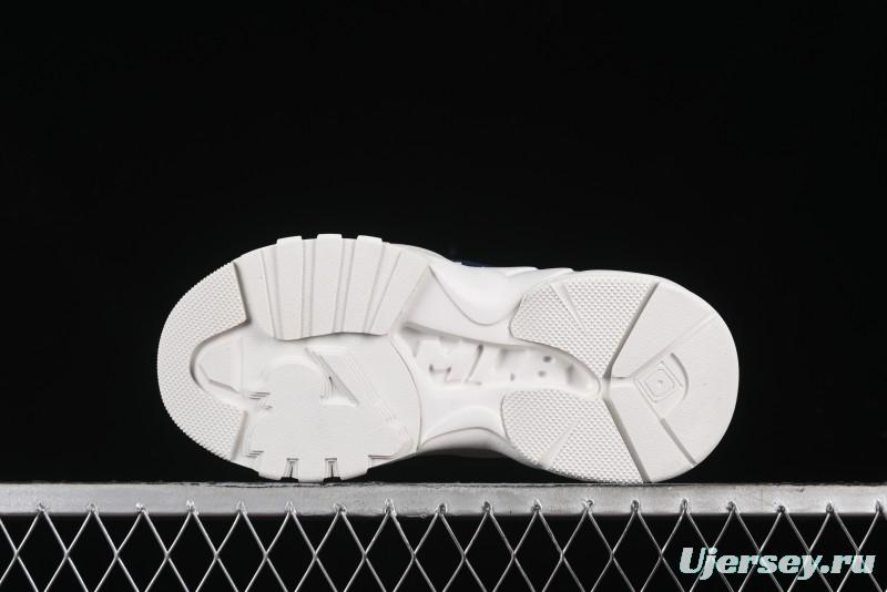 New York Yankees MLB Bigball Chunky Window Croco Thick Sole Casual Running Shoes - 3ASHBLA4N07WHS