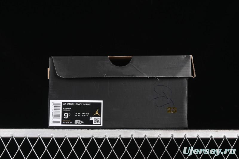 Nike Air Jordan Legacy 312 Low Sneakers with Velcro Strap and Triple Design - HV1811-101