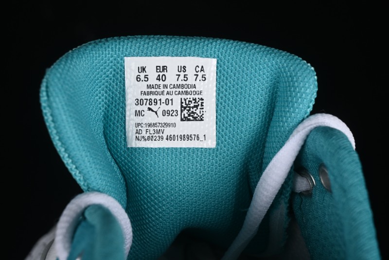 Puma Sparco Future Round Toe Lace-Up Leather Fabric Low-Top Lifestyle Casual Shoes - 307891-01