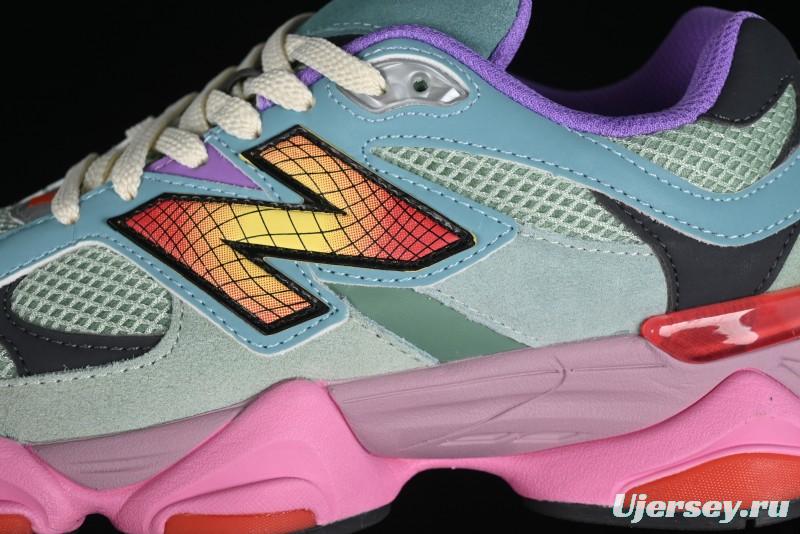 New Balance Joe Freshgoods x New Balance 9060 Retro Casual Running Sneakers with ABZORB Cushioning - U9060WRB