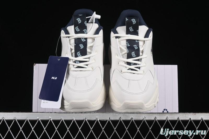 New York Yankees MLB Bigball Chunky Denim Monogram Platform Sneakers - 3ASHBDM4N43NYS