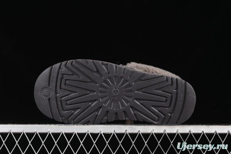 UGG Classic Mini II Fur Lace-Up Platform Mini Boots with Treadlite Outsole - 1143954