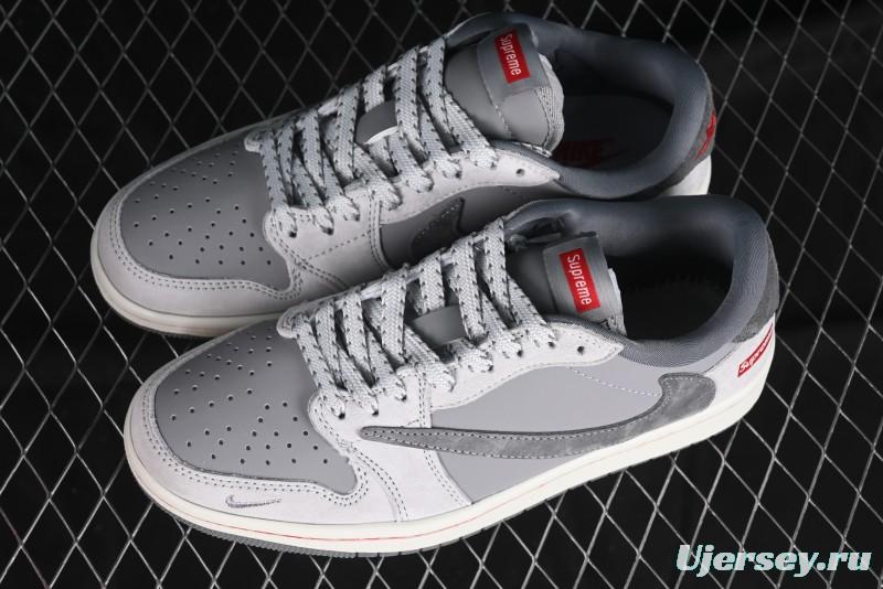 Nike Travis Scott x Fragment Design x Air Jordan 1 Low OG SP AJ1 Supreme Collaboration - JH6089-005