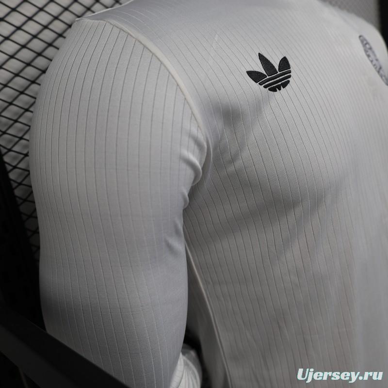 Player Version 2025 Germany Home Long Sleeve 125Th Anniversary Jersey