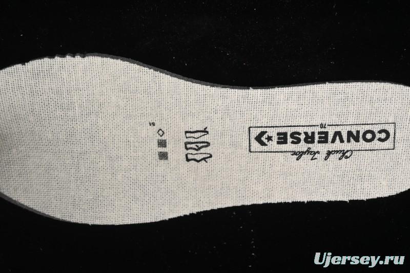 Converse Chuck 1970s Winter Waterproof Leather High-Top Sneakers with Gold Eyelets and Fleece Lining - A12443C