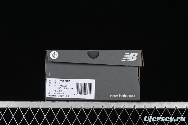 New Balance 2002R Series Hook & Loop Kids Shoes with Fleece Lining - PV2002RA