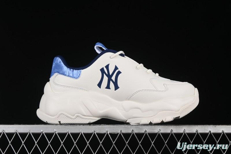 New York Yankees MLB Bigball Chunky Window Velvet Monogram Thick Sole Casual Running Shoes - 3ASHWVM4650NYS