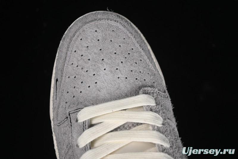 Nike SB Dunk Low Stussy Series - Battle Grey Black Hook Anniversary High-End Custom Low-Top Casual Skate Shoes - MM1089-027