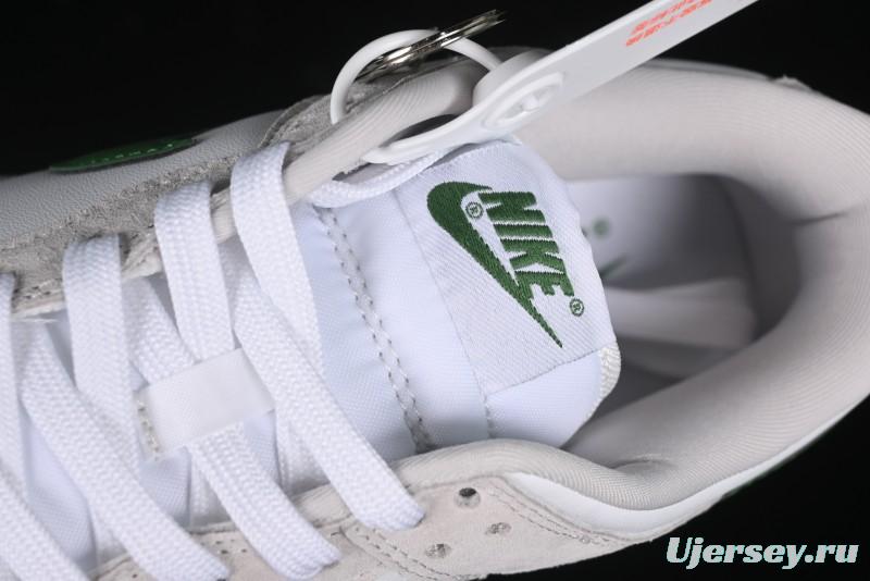 Nike SB Dunk Low Anniversary Customized Casual Sneakers with Green Swoosh - KK1888-013