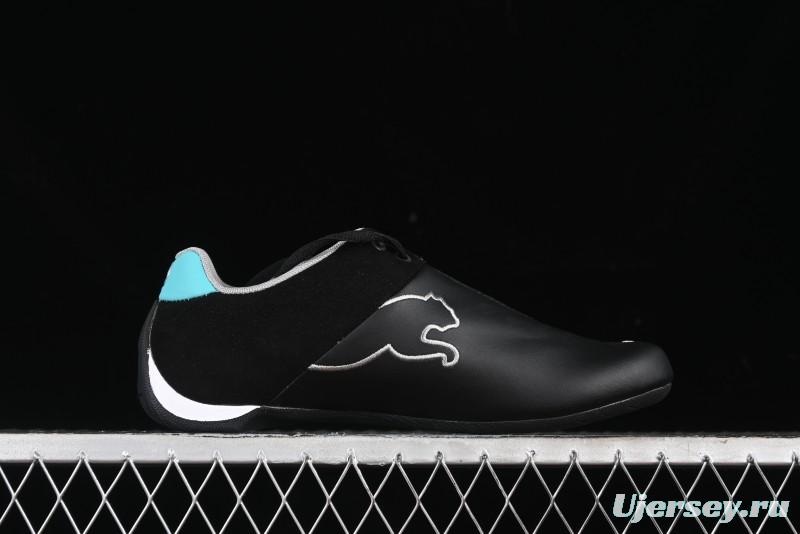 Puma Sparco Future Round Toe Lace-Up Leather Fabric Low-Top Lifestyle Casual Shoes - 308155-01