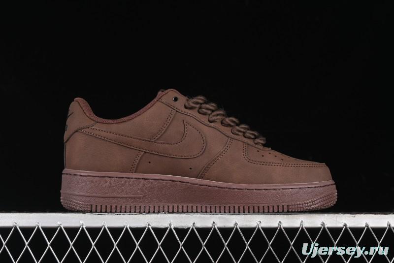 Nike Air Force 1 '07 Low Customized Hemp Rope Casual Sneakers - CW2288-111