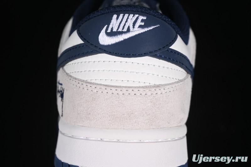 Nike SB Dunk Low Stussy Anniversary Edition Custom Low-Top Casual Skate Shoes - KK1888-003