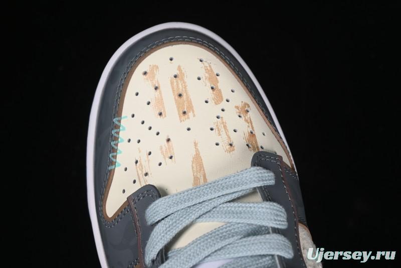 Nike Dunk Low Panda Prank Nautical Era Exploration Wave Low Top Casual Sneakers - DD1391-400