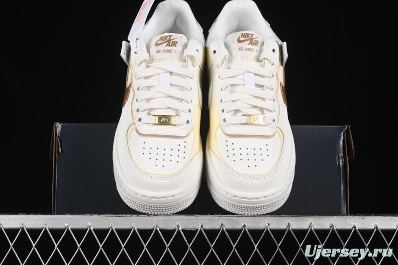 Nike Air Force 1 Shadow Lightweight Lifting Low-Top Casual Sneakers - DZ1847-108