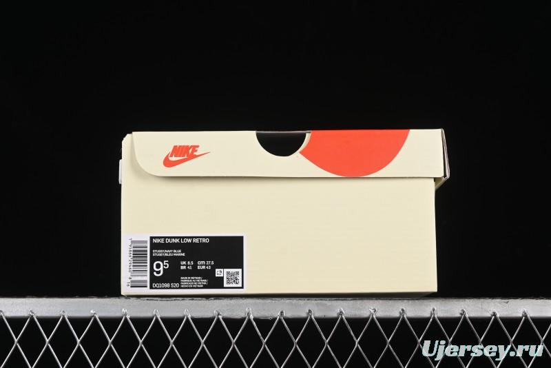 Nike SB Dunk Low Stussy Collaboration - Anniversary High-End Custom Low-Top Casual Skate Shoes - DQ1098-520
