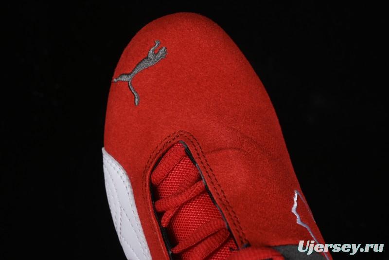 Puma Sparco Future Round Toe Lace-Up Leather Fabric Low-Top Lifestyle Casual Shoes - 307936-06