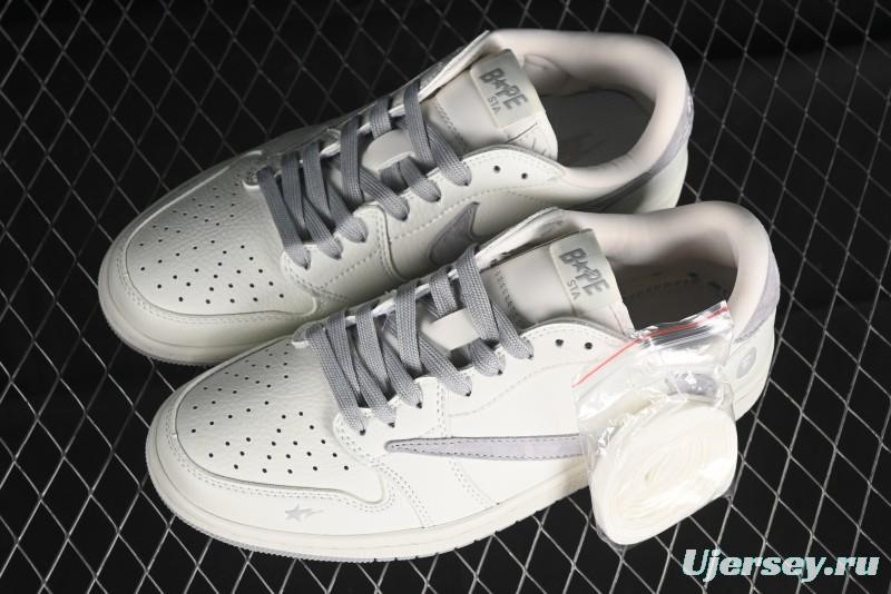 Nike Travis Scott x Fragment Design x Air Jordan 1 Low OG SP AJ1 Casual Sneakers - JH6088-701