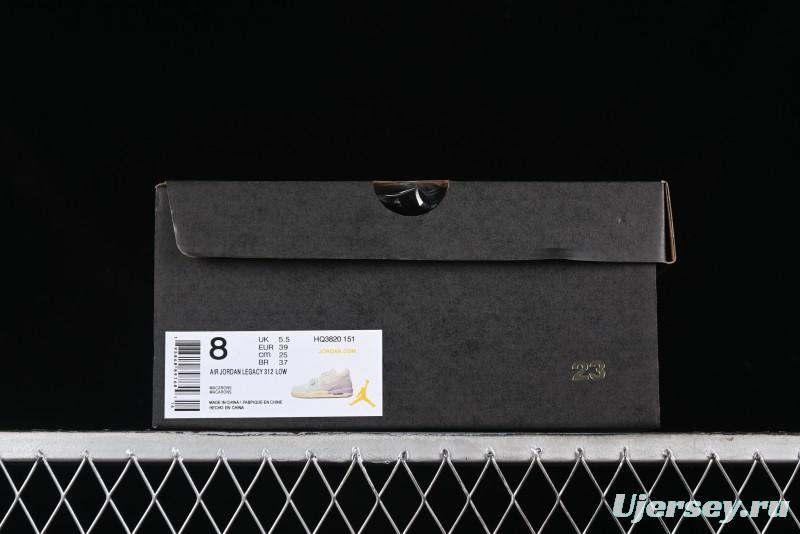 Nike Air Jordan Legacy AJ312 Low Top Sneakers with Triple Strap Design - HQ3820-151