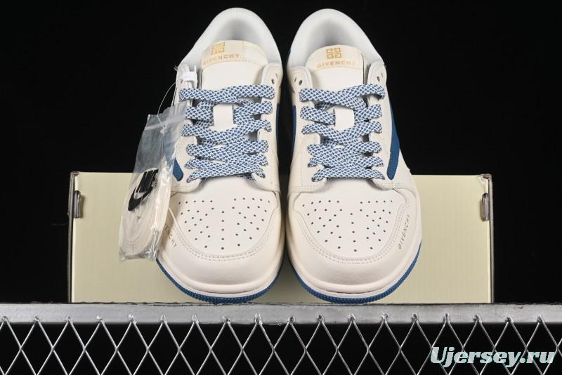 Nike Travis Scott x Fragment Design x Air Jordan 1 Low OG SP AJ1 Retro Casual Sneakers - CF3688-025