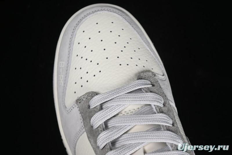 Nike SB Dunk Low BAPE Collaboration - Grey Pig 8th Anniversary Custom Low-Top Casual Skate Shoes - CH6336-226