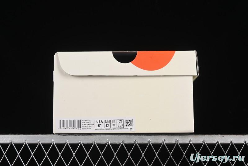 Nike Travis Scott x Fragment Design x Air Jordan 1 Low OG SP AJ1 Sneakers - CH6336-007