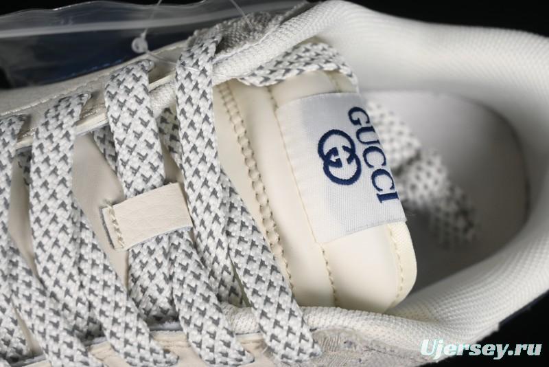 Nike SB Dunk Low Gucci Collaboration - Smoke Blue Anniversary High-End Custom Low-Top Casual Skate Shoes - XX2025-801