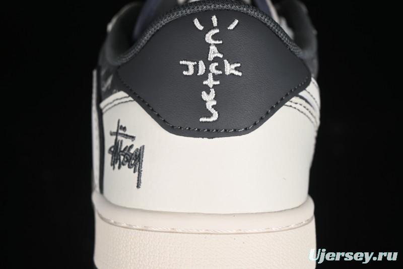 Nike Air Jordan 1 Low OG SP Travis Scott x Fragment Design Collaboration Sneakers - SJ2068-123