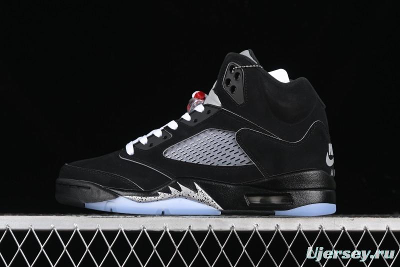 Nike Air Jordan 5 Retro Black Metallic Reimagined Basketball Shoes - HF3975-001