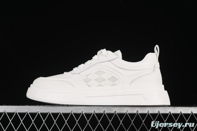 ECCO Street ACE Series Autumn New Retro Fashion Casual Leather Platform Sneakers - 63336101002