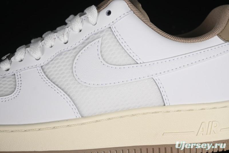 Nike Air Force 1 '07 Low Casual Sneakers with Full-Length Air Cushion - FZ5225-100