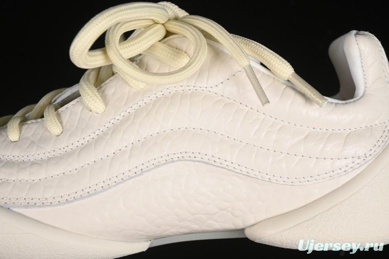 Alexander McQueen Flexion Retro Sneakers in Off-White with Anatomical Design and Split Sole - 2024s