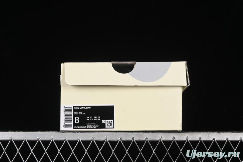 Nike SB Dunk Low Gucci Collaboration - Custom White Swoosh Leather Patch Anniversary Edition Low-Top Casual Skate Shoes - KK1688-052