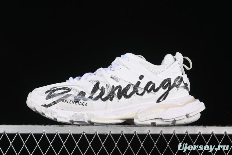 Balenciaga Track Sneaker Tess with Transparent Heel Strap - WTRHW9010