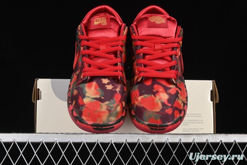Nike SB Dunk Low The Wizard Of Oz Limited Edition Tear-Away Casual Sneakers - FZ1291-600