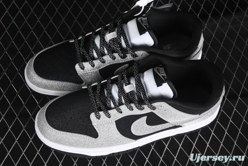 Nike SB Dunk Low Black Reverse Starry Sky Anniversary High-End Custom Low-Top Casual Skate Shoes - KK1333-003