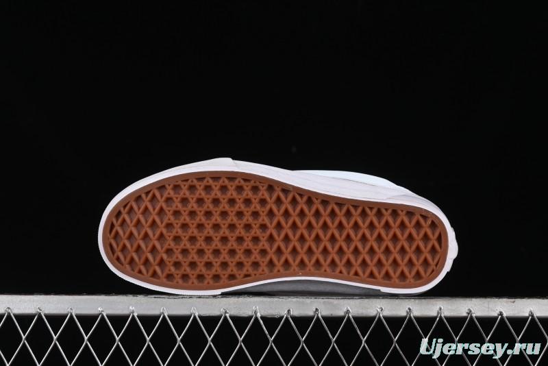 Vans Classics Knu Skool Full Grain Leather White Bread Sneakers - VN0009QCDSB