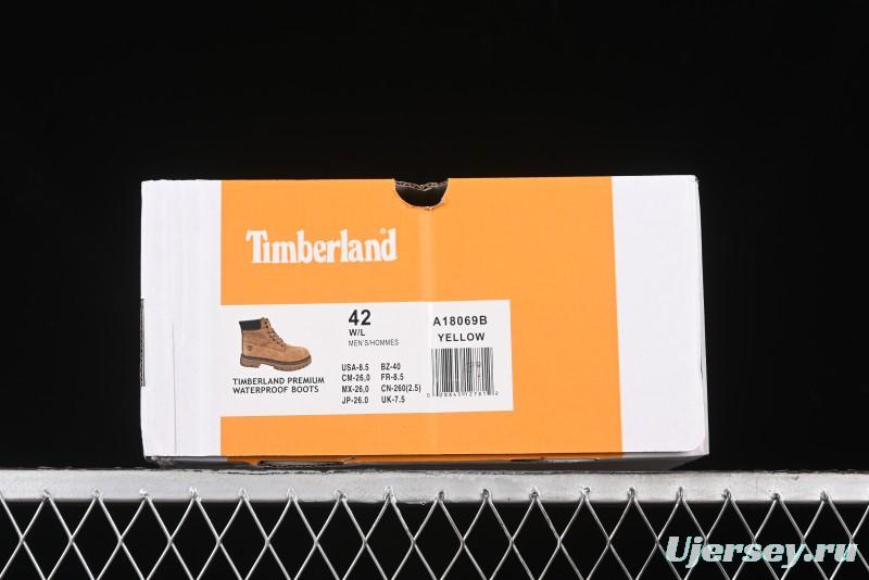 Timberland Classic Outdoor Casual Yellow Boots A18069BYELLOW