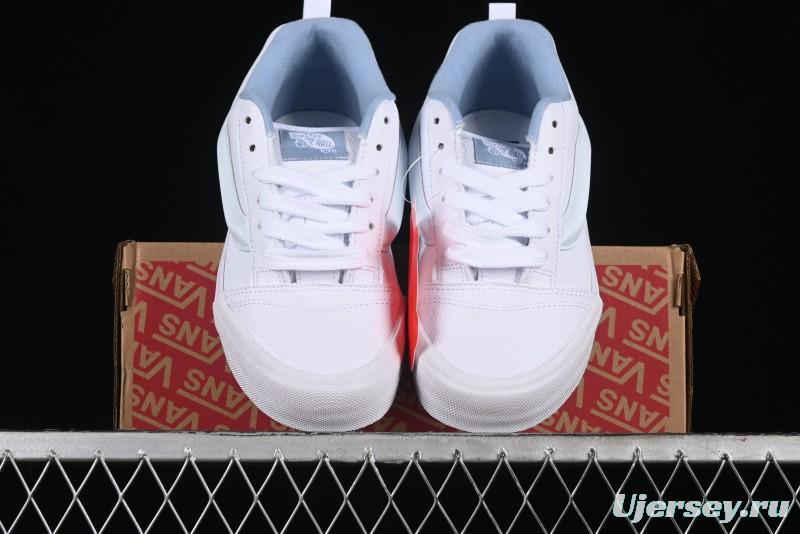 Vans Classics Knu Skool Full Grain Leather White Bread Sneakers - VN0009QCDSB